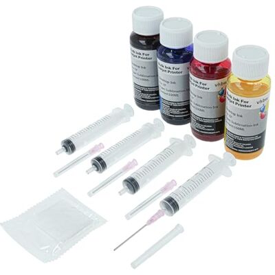 vhbw 4x inchiostro di ricarica sublimatico compatibile con Ricoh Aficio GX E5500 stampante a sublimazione ciano, magenta, giallo, nero 100ml vhbw 4x inchiostro di ricarica sublimatico compatibile con Ricoh Aficio GX E5500 stampante a sublimazione ciano, magenta, giallo, nero 100ml