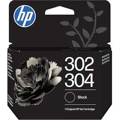 HP 302/304 Nero, B7RT7AE, Cartuccia Originale da 120 Pagine, Compatibile con Stampanti serie DeskJet 1110, 2130, 2600, 3630, 3700, ENVY 4520, 5010, 5020, 5030, 5050 e OfficeJet 3830, 4650, 5200 HP 302/304 Nero, B7RT7AE, Cartuccia Originale da 120 Pagine, Compatibile con Stampanti serie DeskJet 1110, 2130, 2600, 3630, 3700, ENVY 4520, 5010, 5020, 5030, 5050 e OfficeJet 3830, 4650, 5200