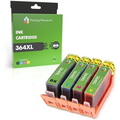Printing Pleasure 4 Compatibili HP 364XL Cartucce d'inchiostro per HP Photosmart 5510 5514 5515 5520 6510 6520 B110a Photosmart Plus B209a B210a Deskjet 3070A 3520 Officejet 4610 4620, Alta Capacità Printing Pleasure 4 Compatibili HP 364XL Cartucce d'inchiostro per HP Photosmart 5510 5514 5515 5520 6510 6520 B110a Photosmart Plus B209a B210a Deskjet 3070A 3520 Officejet 4610 4620, Alta Capacità