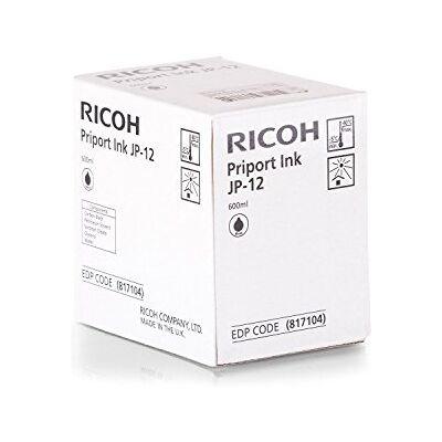 Ricoh Ink Cartridge jp1210/1250 Black, (N.61.: jp12) Ricoh Ink Cartridge jp1210/1250 Black, (N.61.: jp12)