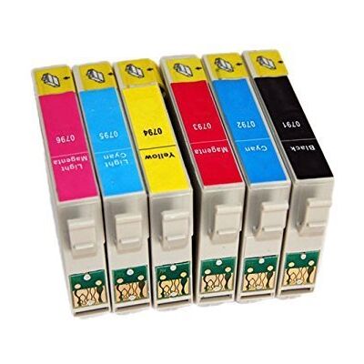 BELLIVESTORE 6 x Cartucce d'inchiostro compatibile per Epson T0801 T0802 T0803 T0804 T0805 T0806 Stylus Photo PX650 PX710W PX810FW PX720WD Stylus Photo PX820FWD PX660 Stylus Photo PX730WD PX830FWD BELLIVESTORE 6 x Cartucce d'inchiostro compatibile per Epson T0801 T0802 T0803 T0804 T0805 T0806 Stylus Photo PX650 PX710W PX810FW PX720WD Stylus Photo PX820FWD PX660 Stylus Photo PX730WD PX830FWD
