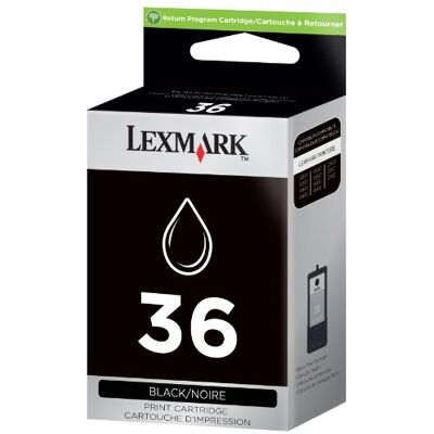 Lexmark No.36 Black Return Program Print Cartridge ink cartridge ink cartridges (Inkjet) Lexmark No.36 Black Return Program Print Cartridge ink cartridge ink cartridges (Inkjet)