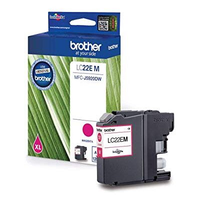 Brother LC22EM Magenta - Cartuccia d'inchiostro per MFC-J5920DW Brother LC22EM Magenta - Cartuccia d'inchiostro per MFC-J5920DW