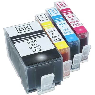 vhbw 4x cartucce compatibile con HP Officejet 6000, 6000 Special Edition ciano, magenta, nero, giallo + chip (compatibile) vhbw 4x cartucce compatibile con HP Officejet 6000, 6000 Special Edition ciano, magenta, nero, giallo + chip (compatibile)