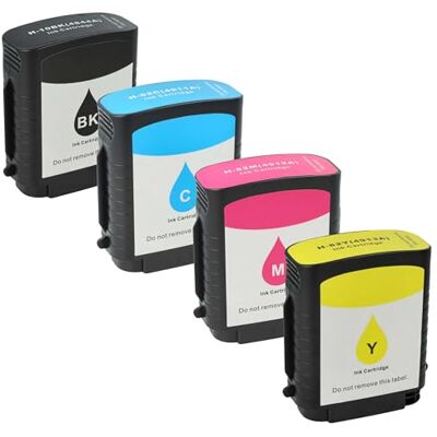 vhbw 4x cartucce compatibile con HP DesignJet 500, 815MFP, 800, 500PS, 800PS stampante (compatibile) vhbw 4x cartucce compatibile con HP DesignJet 500, 815MFP, 800, 500PS, 800PS stampante (compatibile)