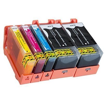 BELLIVESTORE 5 CARTUCCE Compatibile PER HP 934XL 935XL (2x nero + 1x ciano + 1x magenta + 1x giallo) con Chip Cartucce di inchiostro per HP Stampanti OfficeJet Pro 6830 e-All-in-One/OfficeJet Pro 6230 ePrinter BELLIVESTORE 5 CARTUCCE Compatibile PER HP 934XL 935XL (2x nero + 1x ciano + 1x magenta + 1x giallo) con Chip Cartucce di inchiostro per HP Stampanti OfficeJet Pro 6830 e-All-in-One/OfficeJet Pro 6230 ePrinter