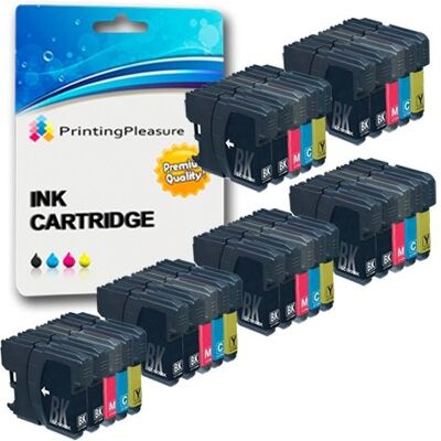 Printing Pleasure 30 Compatibili LC1100 LC980 Cartucce d'inchiostro per Brother DCP-145C 165C 195C 197C 385C 585CW 6690CW MFC-250C 290C 490CW 5890CN 5895CW 6490CW 990CW J615W Nero/Ciano/Magenta/Giallo, Alta Capacità Printing Pleasure 30 Compatibili LC1100 LC980 Cartucce d'inchiostro per Brother DCP-145C 165C 195C 197C 385C 585CW 6690CW MFC-250C 290C 490CW 5890CN 5895CW 6490CW 990CW J615W Nero/Ciano/Magenta/Giallo, Alta Capacità