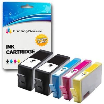 Printing Pleasure 5 Cartucce d'inchiostro compatibili per HP Deskjet 3070A 3520 Officejet 4610 4620 Photosmart 5510 5514 5515 5520 6510 6520 7515 B109a B110a B209a B210a Sostituzione per HP 364XL Printing Pleasure 5 Cartucce d'inchiostro compatibili per HP Deskjet 3070A 3520 Officejet 4610 4620 Photosmart 5510 5514 5515 5520 6510 6520 7515 B109a B110a B209a B210a Sostituzione per HP 364XL