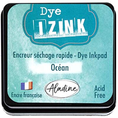 Aladine Inchiostro Izink Dye Ocean Inchiostro ad asciugatura rapida per timbri e stencil Scrapbooking e carterie creative Inchiostro francese Dimensione M 5 x 5 cm Colore Oceano Turchese Aladine Inchiostro Izink Dye Ocean Inchiostro ad asciugatura rapida per timbri e stencil Scrapbooking e carterie creative Inchiostro francese Dimensione M 5 x 5 cm Colore Oceano Turchese