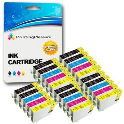 Printing Pleasure 25 Compatibili 16XL Cartucce d'inchiostro per Epson Workforce WF-2010W WF-2510WF WF-2520NF WF-2530WF WF-2540WF WF-2630WF WF-2650DWF WF-2660DWF WF-2750DWF Nero/Ciano/Magenta/Giallo, Alta Capacità Printing Pleasure 25 Compatibili 16XL Cartucce d'inchiostro per Epson Workforce WF-2010W WF-2510WF WF-2520NF WF-2530WF WF-2540WF WF-2630WF WF-2650DWF WF-2660DWF WF-2750DWF Nero/Ciano/Magenta/Giallo, Alta Capacità