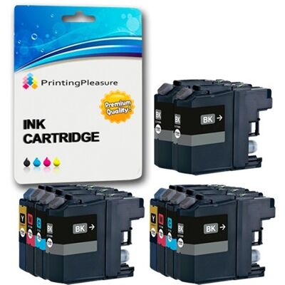 Printing Pleasure 10 Compatibili LC-127XL LC-125XL Cartucce d'inchiostro per Brother DCP-J152W DCP-J4110DW MFC-J470DW MFC-J650DW MFC-J870DW MFC-J4410DW J4510DW J6520DW J6920DW Nero/Ciano/Magenta/Giallo, Alta Capacità Printing Pleasure 10 Compatibili LC-127XL LC-125XL Cartucce d'inchiostro per Brother DCP-J152W DCP-J4110DW MFC-J470DW MFC-J650DW MFC-J870DW MFC-J4410DW J4510DW J6520DW J6920DW Nero/Ciano/Magenta/Giallo, Alta Capacità