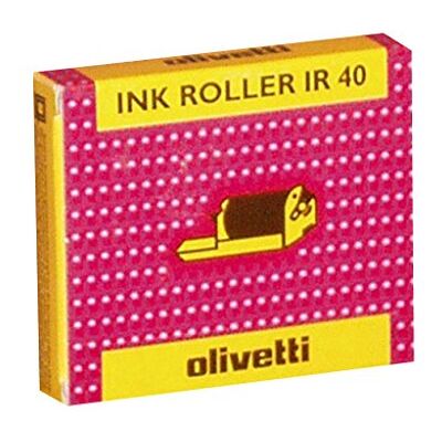 Olivetti 80878 IR 40 Confezione 2 Ink Roll, Nero Olivetti 80878 IR 40 Confezione 2 Ink Roll, Nero