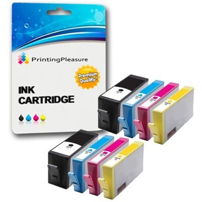 Printing Pleasure 8 Cartucce d'inchiostro compatibili per HP Deskjet 3070A 3520 Officejet 4610 4620 Photosmart 5510 5514 5515 5520 6510 6520 7515 B109a B110a B209a B210a Sostituzione per HP 364XL Printing Pleasure 8 Cartucce d'inchiostro compatibili per HP Deskjet 3070A 3520 Officejet 4610 4620 Photosmart 5510 5514 5515 5520 6510 6520 7515 B109a B110a B209a B210a Sostituzione per HP 364XL