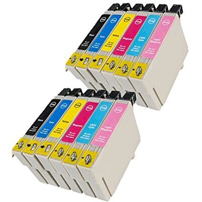 BELLIVESTORE 12 Cartucce d'inchiostro compatibile per Epson T0801 T0802 T0803 T0804 T0805 T0806 Epson Stylus Photo R265 R360 RX560 R285 R585 R685 RX585 RX685 PX700W PX800FW P50 BELLIVESTORE 12 Cartucce d'inchiostro compatibile per Epson T0801 T0802 T0803 T0804 T0805 T0806 Epson Stylus Photo R265 R360 RX560 R285 R585 R685 RX585 RX685 PX700W PX800FW P50