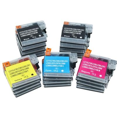 vhbw 20x cartucce compatibile con Brother MFC-5895CW, MFC-5890CN, MFC-5490CN, MFC-490CW, MFC-490CN, MFC-395CW stampante (compatibile) vhbw 20x cartucce compatibile con Brother MFC-5895CW, MFC-5890CN, MFC-5490CN, MFC-490CW, MFC-490CN, MFC-395CW stampante (compatibile)