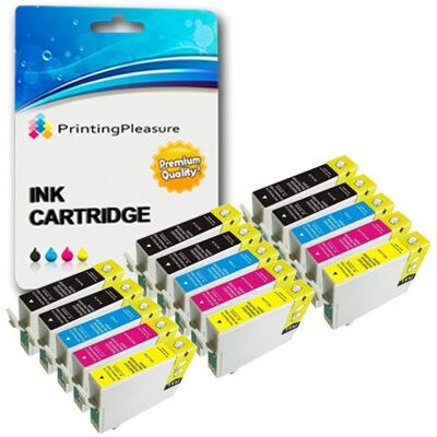 Printing Pleasure 15 Compatibili 16XL Cartucce d'inchiostro per Epson Workforce WF-2010W WF-2510WF WF-2520NF WF-2530WF WF-2540WF WF-2630WF WF-2650DWF WF-2660DWF WF-2750DWF Nero/Ciano/Magenta/Giallo, Alta Capacità Printing Pleasure 15 Compatibili 16XL Cartucce d'inchiostro per Epson Workforce WF-2010W WF-2510WF WF-2520NF WF-2530WF WF-2540WF WF-2630WF WF-2650DWF WF-2660DWF WF-2750DWF Nero/Ciano/Magenta/Giallo, Alta Capacità