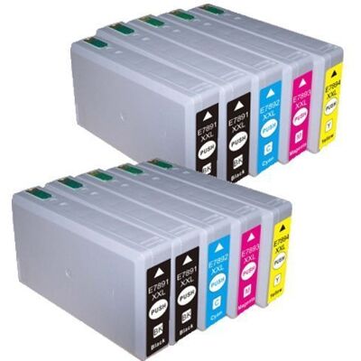 BELLIVESTORE 10 Cartucce compatibile per Epson T7891 T7892 T7893 T7894 (4x nero + 2x ciano + 2x magenta + 2x giallo) WF-5620DWF WF-5110DW WF-5690DWF WF-5190DW BELLIVESTORE 10 Cartucce compatibile per Epson T7891 T7892 T7893 T7894 (4x nero + 2x ciano + 2x magenta + 2x giallo) WF-5620DWF WF-5110DW WF-5690DWF WF-5190DW