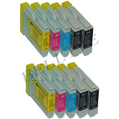 BELLIVESTORE 10 CARTUCCE COMPATIBILI PER BROTHER LC 970 LC 1000 DCP-130C / DCP-135C / DCP-150C / DCP-153C / DCP-157C / DCP-330C / DCP-350C / DCP-540CN / DCP-560CN / DCP-750CN / DCP-750CW / DCP-770CW MFC-235C / MFC-240C / MFC-260C / MFC-3360C / MFC-440CN / BELLIVESTORE 10 CARTUCCE COMPATIBILI PER BROTHER LC 970 LC 1000 DCP-130C / DCP-135C / DCP-150C / DCP-153C / DCP-157C / DCP-330C / DCP-350C / DCP-540CN / DCP-560CN / DCP-750CN / DCP-750CW / DCP-770CW MFC-235C / MFC-240C / MFC-260C / MFC-3360C / MFC-440CN /