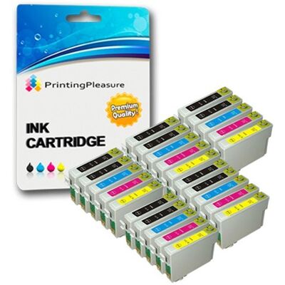 Printing Pleasure Cartucce d'inchiostro 30 XL (6 Set colore + 6 nero) compatibili con Epson T0711-T0714 (T0715) per stampanti Stylus D78, D92, D120, DX400, DX4000, DX4050, DX4400, DX4450, DX5000, DX5050, DX6000, DX6050, DX7000, DX7400, DX7450, DX8400, DX8 Printing Pleasure Cartucce d'inchiostro 30 XL (6 Set colore + 6 nero) compatibili con Epson T0711-T0714 (T0715) per stampanti Stylus D78, D92, D120, DX400, DX4000, DX4050, DX4400, DX4450, DX5000, DX5050, DX6000, DX6050, DX7000, DX7400, DX7450, DX8400, DX8