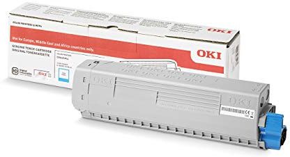 Oki Cartuccia Toner Originale, Ciano, XL, 10000 pagine