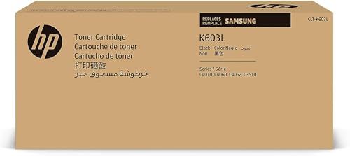 HP Samsung CLT-K603L, , Cartuccia Toner ad Alta Capacità, da 15.000 pagine, compatibile con le stampanti Samsung LaserJet ProXpress Color C4010ND, C4060FX e C4062FX, Nero