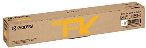 Kyocera Toner  TK-8115 giallo. Cartuccia cartridge originale 1T02P3ANL0. Compatibile per stampanti ECOSYS M8124cidn, M8130cidn