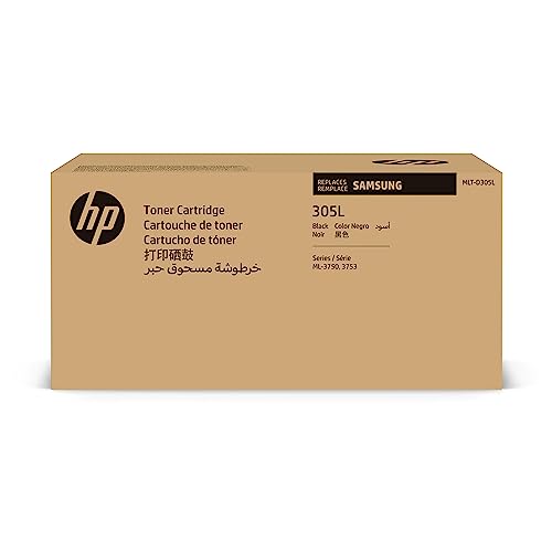 HP Samsung MLT-D305L, , Cartuccia Toner ad Alta Capacità, da 15.000 pagine, compatibile con le stampanti Samsung LaserJet ML-4050N, ML-4550R, 4551NR e 4551NDR, Nero