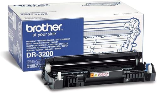 Brother DR3200 Tamburo Originale per Stampanti HL5350DN, HL5370DW, HL5380DN, MFC8880DN, MFC8370DN, MFC8380DN, MFC8890DW, HL5340DL, HL5340D, Capacità fino a 25000 Pagine, Non Contiene Toner