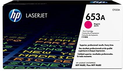 HP 653A , Cartuccia Toner Originale  da 16000 Pagine, Compatibile con le Stampanti  LaserJet Enterprise MFP M680, Flow MFP M680, Magenta