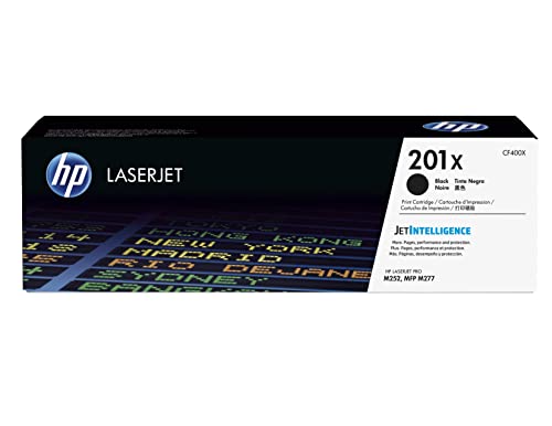 HP 201X , Cartuccia Toner Originale  da 2800 Pagine, Compatibile con le Stampanti  LaserJet Pro M252, MFP M277, Nero