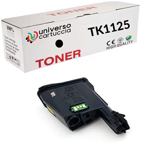 universo cartuccia UniversoCartuccia® Toner per Kyocera TK-1125 nero. Cartuccia Compatibile 1T02M70NL1. Compatibile per stampanti ECOSYS FS-1061DN, FS-1325MFP (1 TK1125)