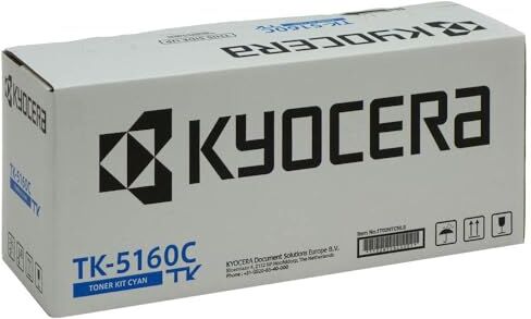 Kyocera Toner  TK-5160C cyan, cartuccia originale 1T02NTCNL0. Per stampante P7040cdn