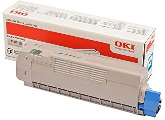 Oki 46507507 Cartuccia Toner Originale , Ciano, Standard, 6000 pagine