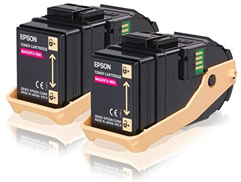 Epson Confezione da 2 Toner Cartuccia Acubrite 0603, Magenta