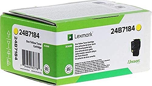 Lexmark 24B7184 cartuccia toner Original Giallo 1 pezzo(i)