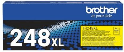 Brother TN248XLY Toner originale, Alta Capacità, fino a 2300 pagine, per Stampanti e Multifunzione serie 3000 e serie 8000, Colore Giallo