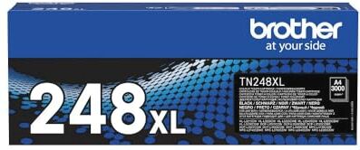 Brother TN248XLBK Toner originale, Alta Capacità, fino a 3000 pagine, per Stampanti e Multifunzione serie 3000 e serie 8000, Colore Nero