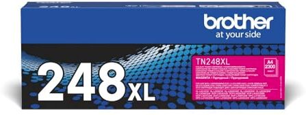 Brother TN248XLM Toner originale, Alta Capacità, fino a 2300 pagine, per Stampanti e Multifunzione serie 3000 e serie 8000, Colore Magenta