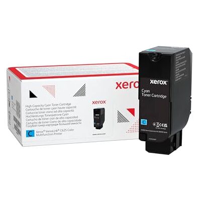 Xerox Genuine VersaLink C625 Ciano, Cartuccia Toner ad Alta Capacità (16,000 Pagine) Xerox Genuine VersaLink C625 Ciano, Cartuccia Toner ad Alta Capacità (16,000 Pagine)