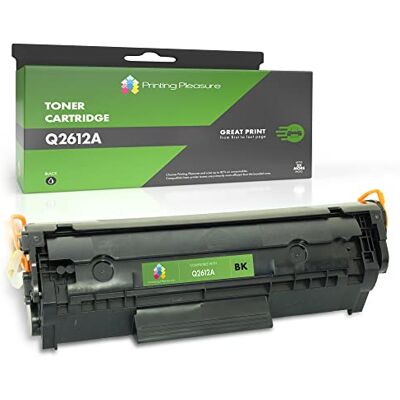 Printing Pleasure Toner Compatibile Q2612A 12A Cartuccia Laser per HP Laserjet 1010 1012 1015 1018 1020 1022 1022N 1022NW 3010 3015 3020 3030 3050 3052 3055 M1005 M1319F MFP Nero, Alta Resa Printing Pleasure Toner Compatibile Q2612A 12A Cartuccia Laser per HP Laserjet 1010 1012 1015 1018 1020 1022 1022N 1022NW 3010 3015 3020 3030 3050 3052 3055 M1005 M1319F MFP Nero, Alta Resa