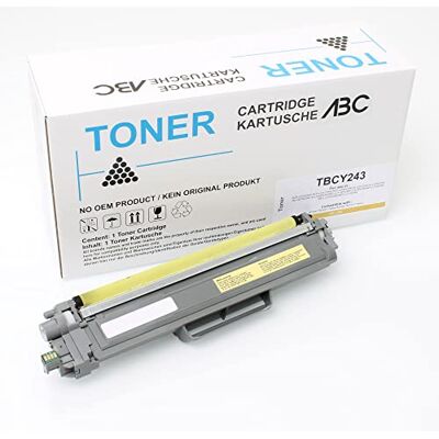 ABC Toner compatibile per Brother TN-243Y TN243 Giallo per DCP-L3510CDW DCP-L3517CDW DCP-L3550CDW HL-L3210CW HL-L3230CDW HL-L3270CDW HL-L3280CDW MFC-L3710CW MFC-L3730CDN MFC-L3740CDN MFC-L3750CDW ABC Toner compatibile per Brother TN-243Y TN243 Giallo per DCP-L3510CDW DCP-L3517CDW DCP-L3550CDW HL-L3210CW HL-L3230CDW HL-L3270CDW HL-L3280CDW MFC-L3710CW MFC-L3730CDN MFC-L3740CDN MFC-L3750CDW