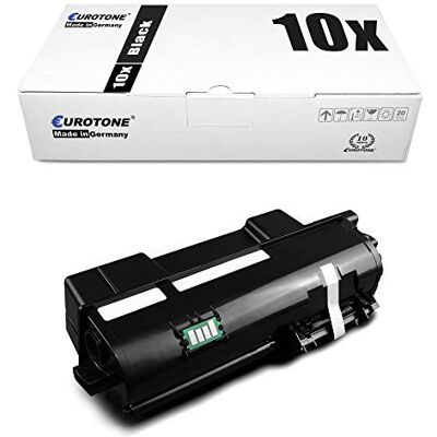 Eurotone 10x Toner per Kyocera ECOSYS P2040DN P2040DW sostituisce TK-1160 TK1160 Set Eurotone 10x Toner per Kyocera ECOSYS P2040DN P2040DW sostituisce TK-1160 TK1160 Set