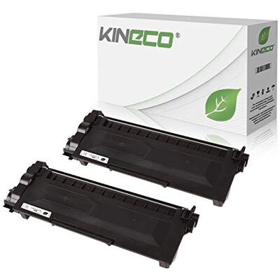 Kineco 2 cartucce toner compatibili per Brother TN-2310 per Brother HL-L2340DW, HL-L2360DN, MFC-L2700DW, DCPL2520DWG1, DCP-L2500D, HL-L2360DN TN2320 TN2310-5.200 pagine ciascuna Kineco 2 cartucce toner compatibili per Brother TN-2310 per Brother HL-L2340DW, HL-L2360DN, MFC-L2700DW, DCPL2520DWG1, DCP-L2500D, HL-L2360DN TN2320 TN2310-5.200 pagine ciascuna