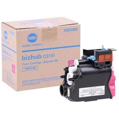 Konica Minolta A0X5355 tonico magenta 5000 lati TNP51M Konica Minolta A0X5355 tonico magenta 5000 lati TNP51M