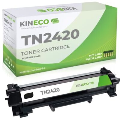 Kineco Cartucce Toner con CHIP Compatibili per Brother TN-2420 TN-2410 TN2420 HL-L3270CDW 2310D 2350DW 2357DW 2370DN 2375DW DCP-L2510D 2530DW 2550DN Nero 3.000 pagine Kineco Cartucce Toner con CHIP Compatibili per Brother TN-2420 TN-2410 TN2420 HL-L3270CDW 2310D 2350DW 2357DW 2370DN 2375DW DCP-L2510D 2530DW 2550DN Nero 3.000 pagine