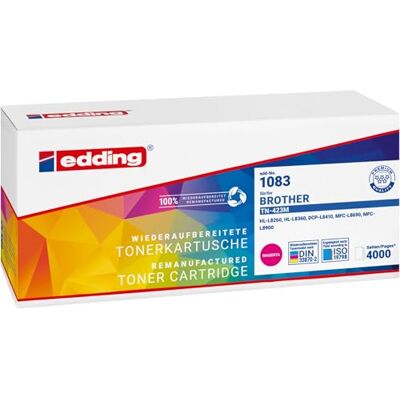 Edding EDD-1083 Magenta Toner ersetzt Brother TN-423M (18-1083) Marca Edding EDD-1083 Magenta Toner ersetzt Brother TN-423M (18-1083) Marca