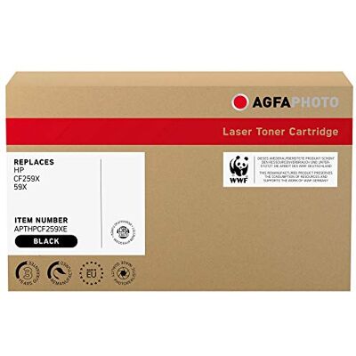 AgfaPhoto Toner laser sostituisce HP CF259X; 59X, 10000 pagine, nero (per l'utilizzo in HP LJ Pro M404X), 39 x 14 x 23,7 AgfaPhoto Toner laser sostituisce HP CF259X; 59X, 10000 pagine, nero (per l'utilizzo in HP LJ Pro M404X), 39 x 14 x 23,7
