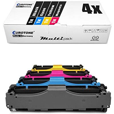 Eurotone 4er SET Toner Cartridge per HP Laserjet Pro 300/400 Color M351A MFP M375nw M451dn M451dw M451nw M475dn M475dw – compatibile a HP CE410A CE411A CE412A CE413A Eurotone 4er SET Toner Cartridge per HP Laserjet Pro 300/400 Color M351A MFP M375nw M451dn M451dw M451nw M475dn M475dw – compatibile a HP CE410A CE411A CE412A CE413A