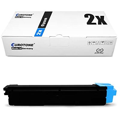 Eurotone 2x Toner Cartuccia per Kyocera Mita Ecosys P 6026 cdn sostituito blue TK 590 C Eurotone 2x Toner Cartuccia per Kyocera Mita Ecosys P 6026 cdn sostituito blue TK 590 C