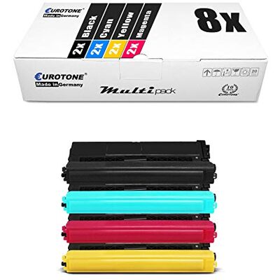 Eurotone 8x Toner per Brother HL-L 8360 wie TN-426 TN426 Set Nero Ciano Magenta Giallo Eurotone 8x Toner per Brother HL-L 8360 wie TN-426 TN426 Set Nero Ciano Magenta Giallo